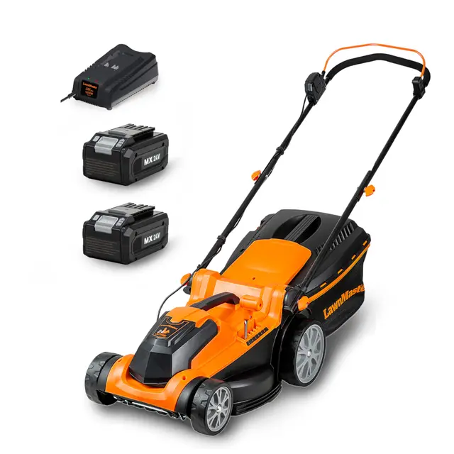 Lawnmaster CLMF2437G Tondeuse sans fil
