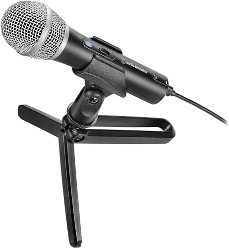 Audio-Technica 2100x-USB Microphone Pour Streaming/podcasting Schwarz