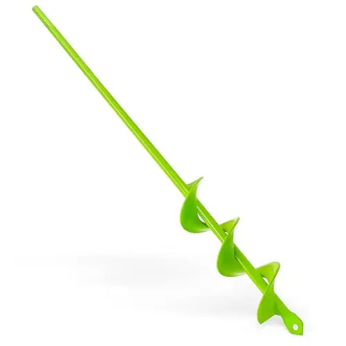 Tariere Pour Perceuse, 4x42cm, Vert, Foret De Plantation Pour Visseuse Sans Fil, Foret Pour Terre, Creuser Des Trous
