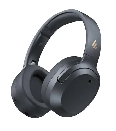 Edifier W820NB Plus Gen 2 - Casque Audio Over-Ear sans Fil Pliable à Réduction de Bruit(ANC -49 DB), LDAC Hi-Res, Autonomie 88h, Son Spatial, Appels Clair AI, BT V6.1, Multipoint Connexion-Gris Foncé