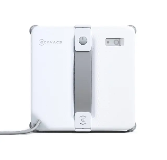 ECOVACS WINBOT Mini 2 Robot Nettoyeur de Vitres, Brosses d’Angle & Pulvérisation Ultrasonique, Ultra-Mince pour Fenêtres Étroites, Navigation Intelligente, 6 Modes App, Protection 10 Niveaux