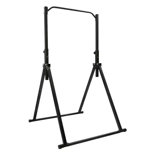 Barre de traction - Hauteur réglable - Barre horizontale - Charge maximale : 200 kg - Pliable - Pour la maison, la gymnastique, la gymnastique et la gymnastique