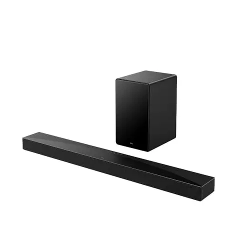 TCL Q65H Barre de Son pour TV, 5,1 canaux, 580 W, Home Cinéma, Surround, Sound Expansion, Dolby Atmos, DTS:X, Bluetooth 5.3, HDMI eARC, Une télécommande, USB, Optique, Montage Mural Possible