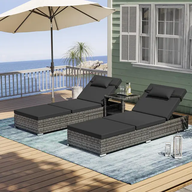 UDPATIO Chaises Longues de Jardin