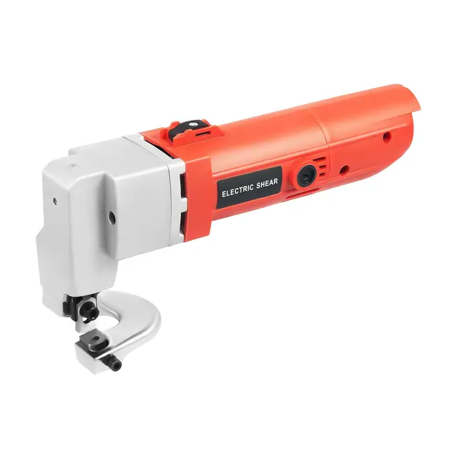 Cisaille à tôle électrique, professionnelle, 500 W, pour couper des plaques métalliques fines, plaques en fer souple de 2,5 mm, plaques d'acier souple de 2 mm