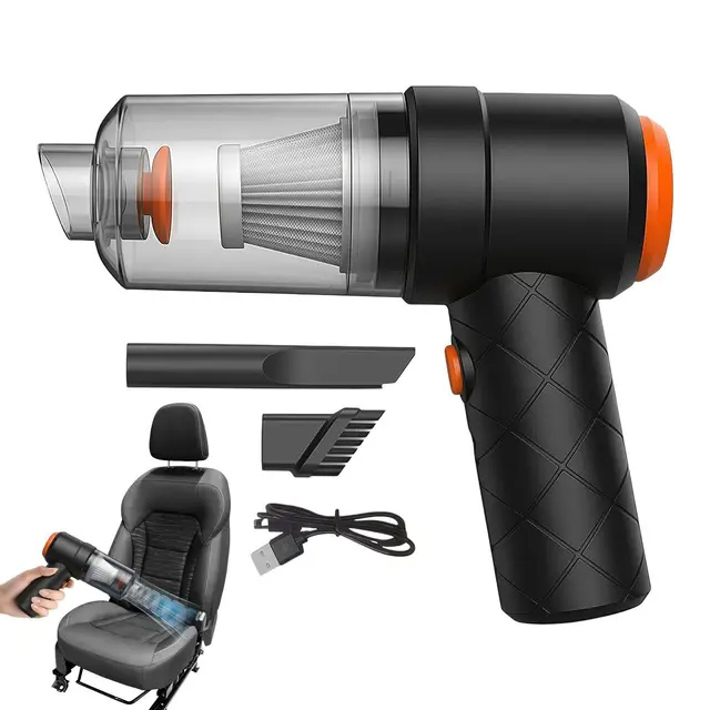 Auto-Detailer-Staubsauger, Leistungsstarker, Waschbarer Akku-Staubsauger Kabelloser Handstaubsauger Fahrzeug, Zuhause, Küche, Büro, Teppich, Couch, Schreibtisch