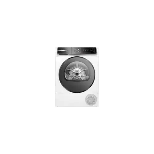 BOSCH WQB235B40 Série 8 Sèche-linge à pompe à chaleur avec capacité de 8 kg, AutoDry, SmartDry, Home Connect, design anti-vibration, système de séchage sensible, blanc, 60 cm
