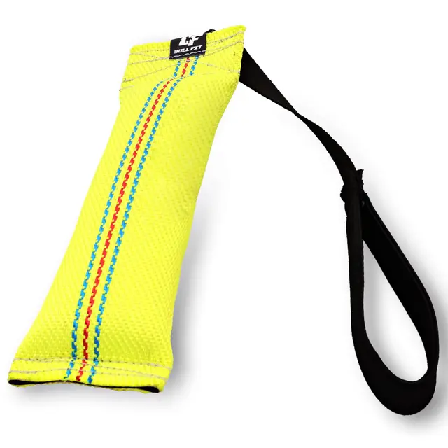 Bull Fit Bungee Boudin À Mordre Jouet pour Chien, 30 cm, 1 Anse, en Tuyaux De Lance À Incendie - Dummy Rouleau d'apprentissage Flottant - Robuste Boudin Mordant Chien