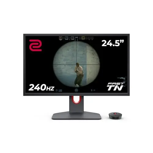 BenQ Zowie XL2540K Écran Gaming, 24 Pouces, 240Hz, TN Rapide, 1080p, HDMI 2.0 X3, DisplayPort, XL Setting to Share, réglage Hauteur Fluide, Progamer Base