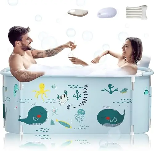 Kiseely Baignoire Pliable 140cm