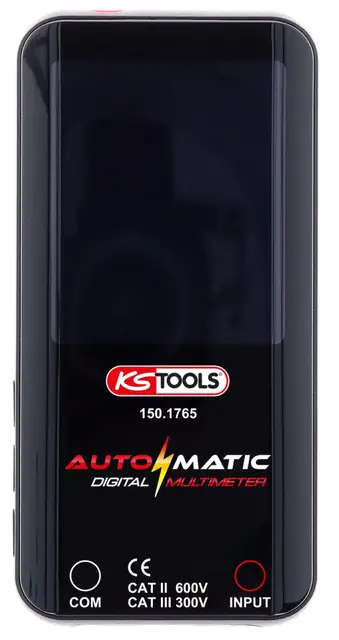 KS TOOLS Multimètre numérique automatique, pointes de test incluses 150.1765