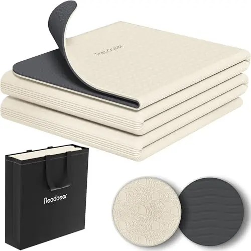 READAEER Tapis de yoga pliable