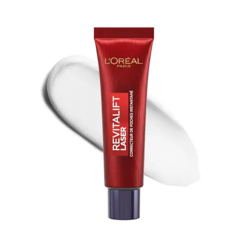 L'Oréal Paris - Soin Contour des Yeux Anti-Âge - Réduit les Rides, Poches, Gonflements et Manque de Fermeté du Contour des Yeux - Tous Types de Peau - Revitalift Laser Eye Bag Instant Eraser - 15 ml