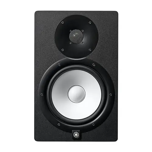 Yamaha HS8 – Enceinte de monitoring studio amplifiée – Enceinte de mixage pour DJ, musiciens et producteurs – Noire