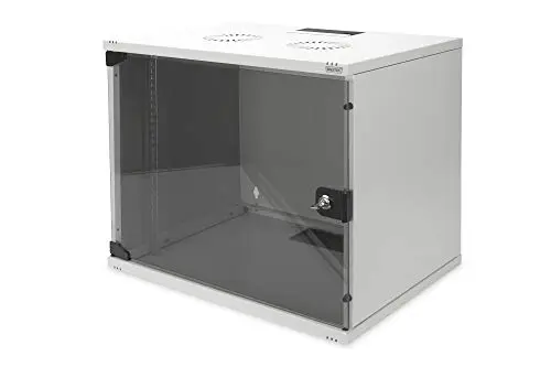 DIGITUS Armoire baie murale19" SOHO 9U SoHo NON montée 460 x 540 x 400 mm Gris