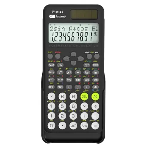 NEWYES 991MS-II Calculatrice Scientifique 401 Fonctions - Collge | Lyce | Universit | Bureau Examens, Noir