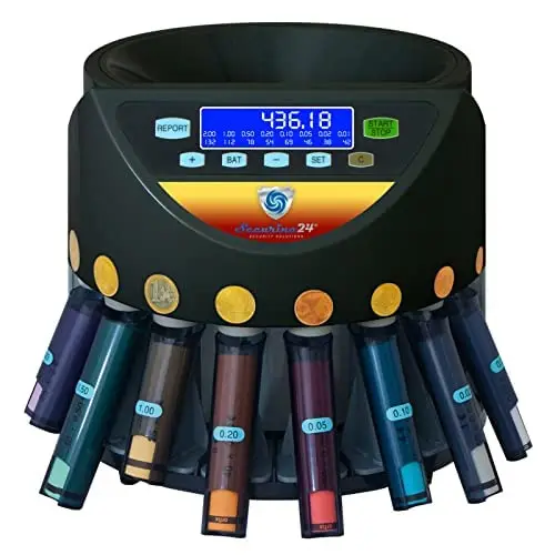 Securina24 Compteuse de pièces SR-1200 LC avec manchon et kit de démarrage