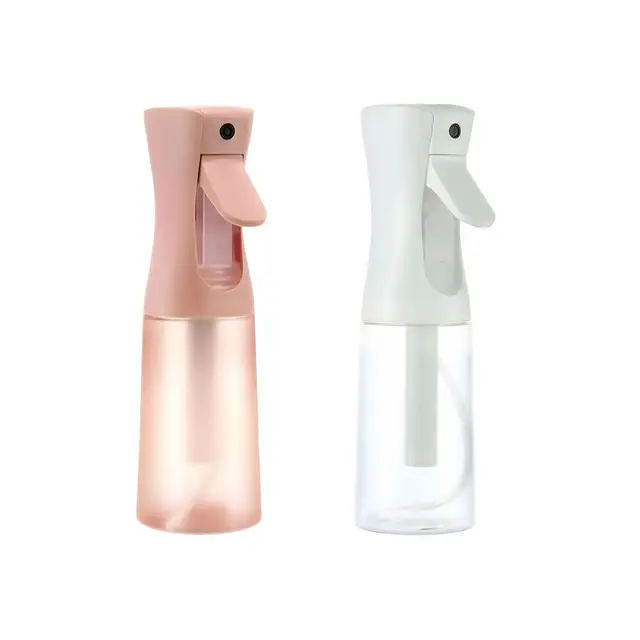 vaporisateur, vaporisateur pour cheveux, vaporisateur d'eau pour cheveux, soin des plantes, soin des animaux, soin de la peau et nettoyage, anti-fuite (200 ml transparent+rose)