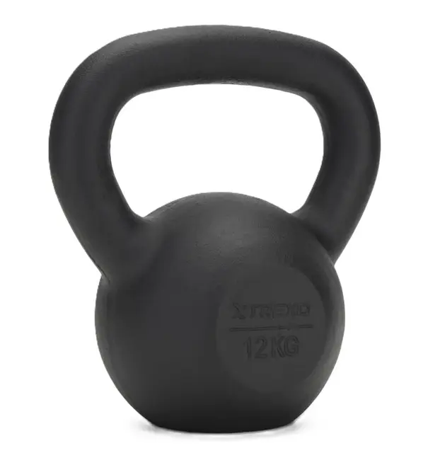 TREXO Kettlebell fonte fond plat