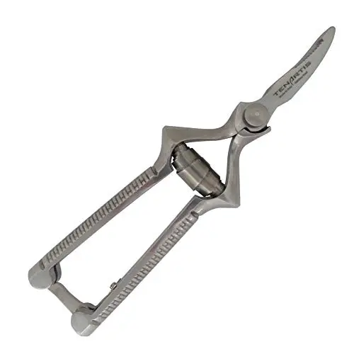 Masticateur Courbe - Tenartis Fabriqué en Italie (Acier Inox)