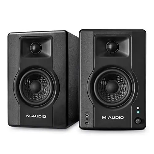 M-AUDIO BX4BT Paire de Moniteurs de Studio 4.5 Pouces et Enceintes PC avec Bluetooth pour Enregistrement et Multimédia avec Logiciel de Production Musicale