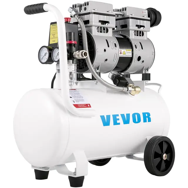 VEVOR 25L Compresseur d'air sans huile