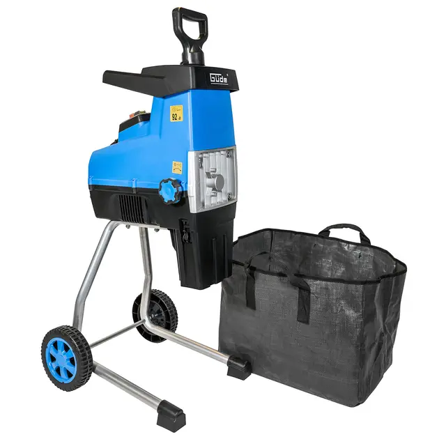 Güde Broyeur de végétaux GH 2801 SILENT (2800 W, 230 V, technologie à rouleaux, sac de collecte de 30 litres)