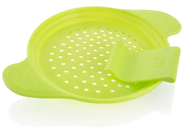 La grille à spätzle originale de Muxel : racloir/grille à spätzle de couleur vert + recettes