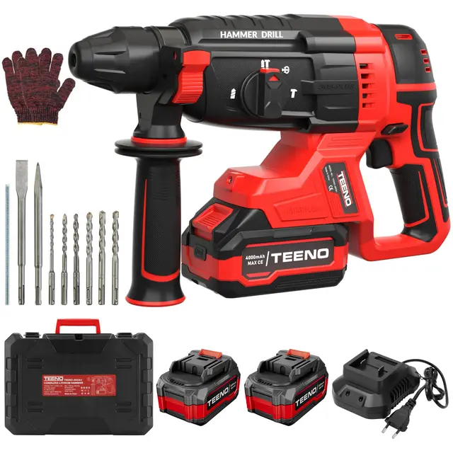 TEENO Marteau perforateur sans fil