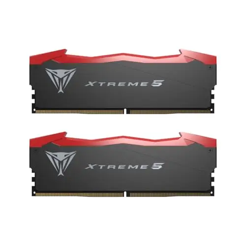 Patriot Viper Xtreme 5 DDR5 RAM Kit mémoire de Jeu de Bureau UDIMM 48 Go (2X24 Go) 8200MT/s CL38 - PVX548G82C38K
