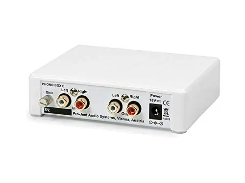 Pro-Ject Phono Box et Stade Phono, mm, Blanc
