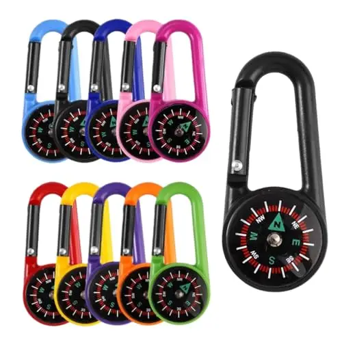 Frdelma Boussole Mousqueton Camping