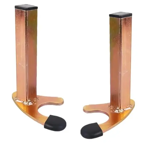 1 paire de béquilles arrière de moto - Support de fourche pour support de montage - Poids supportant jusqu'à 400 kg - Adaptateur pour béquille arrière et cric moto