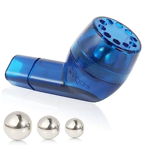 MillSTEPS Appareil d'exercice respiratoire pour Les poumons, l'expansion pulmonaire et Le Dispositif de soulagement du mu-cus (Bleu)