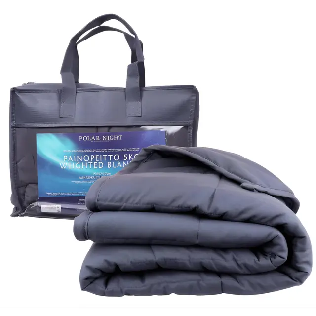 Polar Night Couverture lestée pour Adultes - Couverture Lourde avec Perles de Verre, Microfibre, Norme Oeko-TEX® 100-150 x 200 cm, 5-13kg (5)