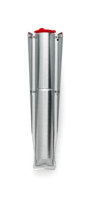 Brabantia - Ancre de Sol en Métal - pour Séchoirs Topspinner et Lift-O-Matic - Capuchon de Fermeture Pratique - Pas Besoin de Béton - Résistant à la Corrosion - Ø 45 mm