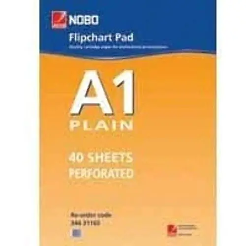 Bloc de papier paperboard 60g/m², blanc, 580 x 810 mm, lot de 40 feuilles, 34631165
