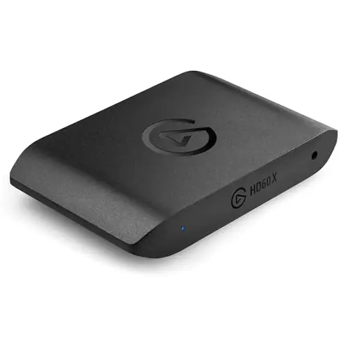 Elgato HD60 X - Diffusez et enregistrez en 1080p60 HDR10 ou 4K30 à ultra-faible latence sur PS5/Pro, PS4/Pro, Xbox Series X/S, Xbox One X/S, dans OBS et d'autres logiciels, avec un PC ou un Mac