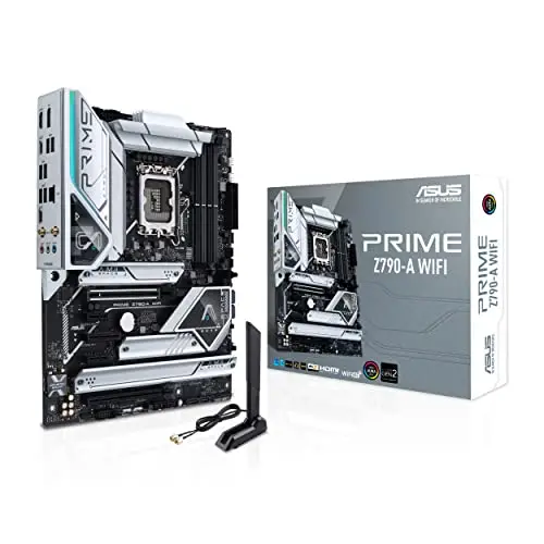 ASUS PRIME Z790-A WIFI – Carte mère Intel LGA 1700 ATX (16+1 DrMOS, PCIe 5.0, 4 x M.2, DDR5, Intel WIFI 6E, 2.5 Gb LAN, HDMI, Display Port, USB 3.2 Gen 2x2 Type-C, Thunderbolt, USB4)