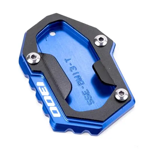 Moto Accessoires pour R1300GS R 1300 GS R 1300GS 2024 2025 gs1300 GS 1300 Plaque Support Latérale Extension Béquille Moto CNC Aluminium (Bleu)