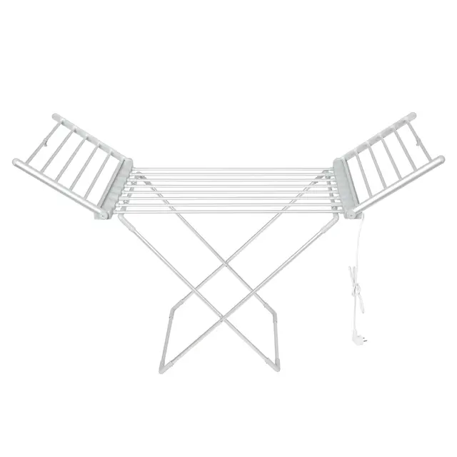 CATAVANA Séchoir Électrique XXL - 1,5m de Longueur - 230W - Température de 45-55°C - Séchage Rapide et Doux pour Jusqu’à 15kg de Linge - Câble de 1,4m - Idéal pour Séchage en Intérieur