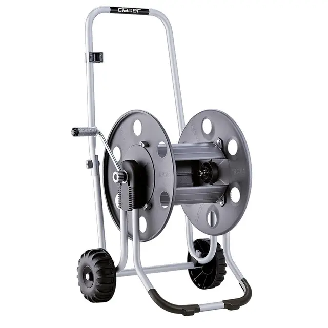 Claber Metal 60, chariot dévidoir en métal pour tuyau d'arrosage