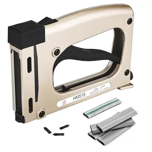 meite Pilote de Point Manuel HM515 Avec 1 000 Pointes Flexibles, Pousse-Pointes Outil de cadrage pour DIY Et Loisirs Créatifs, Cloueuse à Pointes d’encadrement Agrafeuse pour Cadres Photo