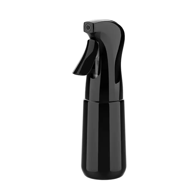 GRIFEMA Pulvérisateur d’Eau 200 ml Noir – Brume Fine, Spray Réutilisable pour Cheveux, Plantes, Visage et Nettoyage, GE2003B-200B