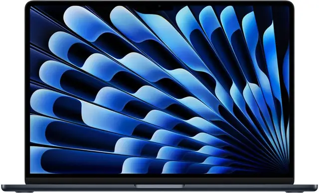 2024 Apple MacBook Air avec une puce Apple M3 avec 8CPU & 10GPU (15-pouces, 8 Go RAM, 256 Go SSD Stockage) (AZERTY French) Minuit (Reconditionné)