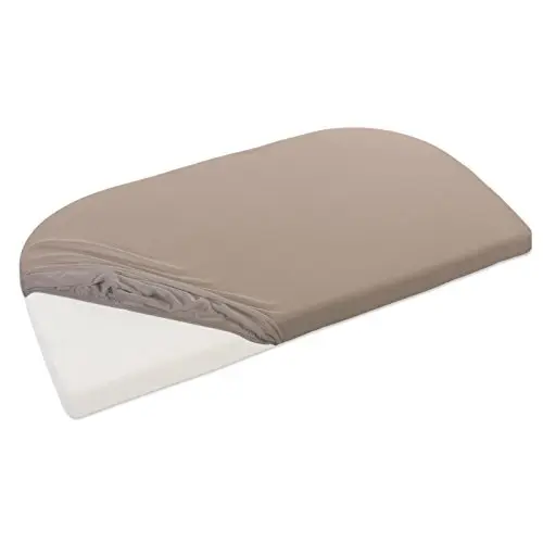 babybay Drap-Housse en Jersey Deluxe Convient pour Modèle Rallonge Latérale Original Maxi Midi/Boxspring Nougat 1 Unité