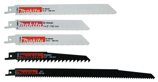Makita P-83945 Ensemble de 5 lames pour scie