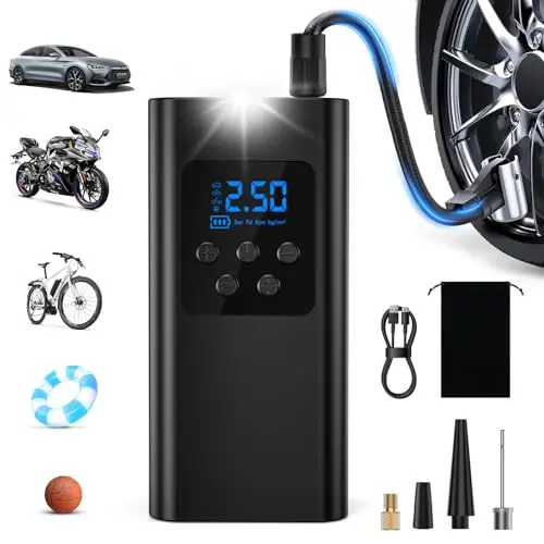 singphere gonfleur portable batterie