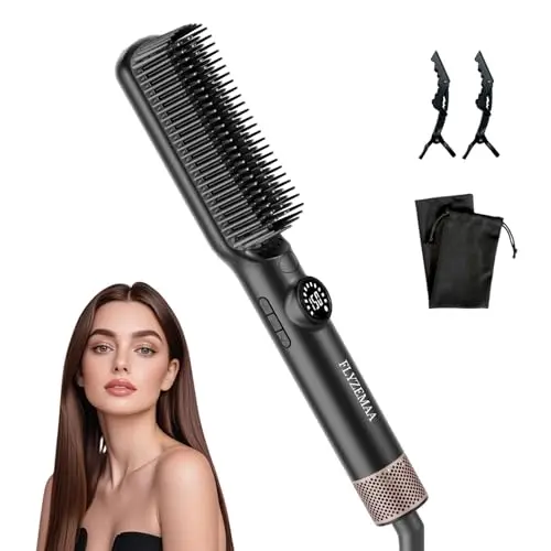 FLYZEMAA Brosse lissante pour cheveux