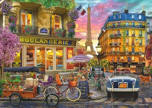 Ravensburger - Puzzle Adulte - Puzzle 1000 pièces - Les premières lueurs de Paris - Adultes et Enfants dès 14 Ans - Puzzle de qualité supérieure - 12000885